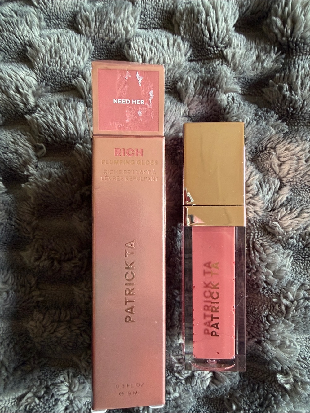 Patrick Ta Rich Plumping Gloss — Need Her (Warm Pink)